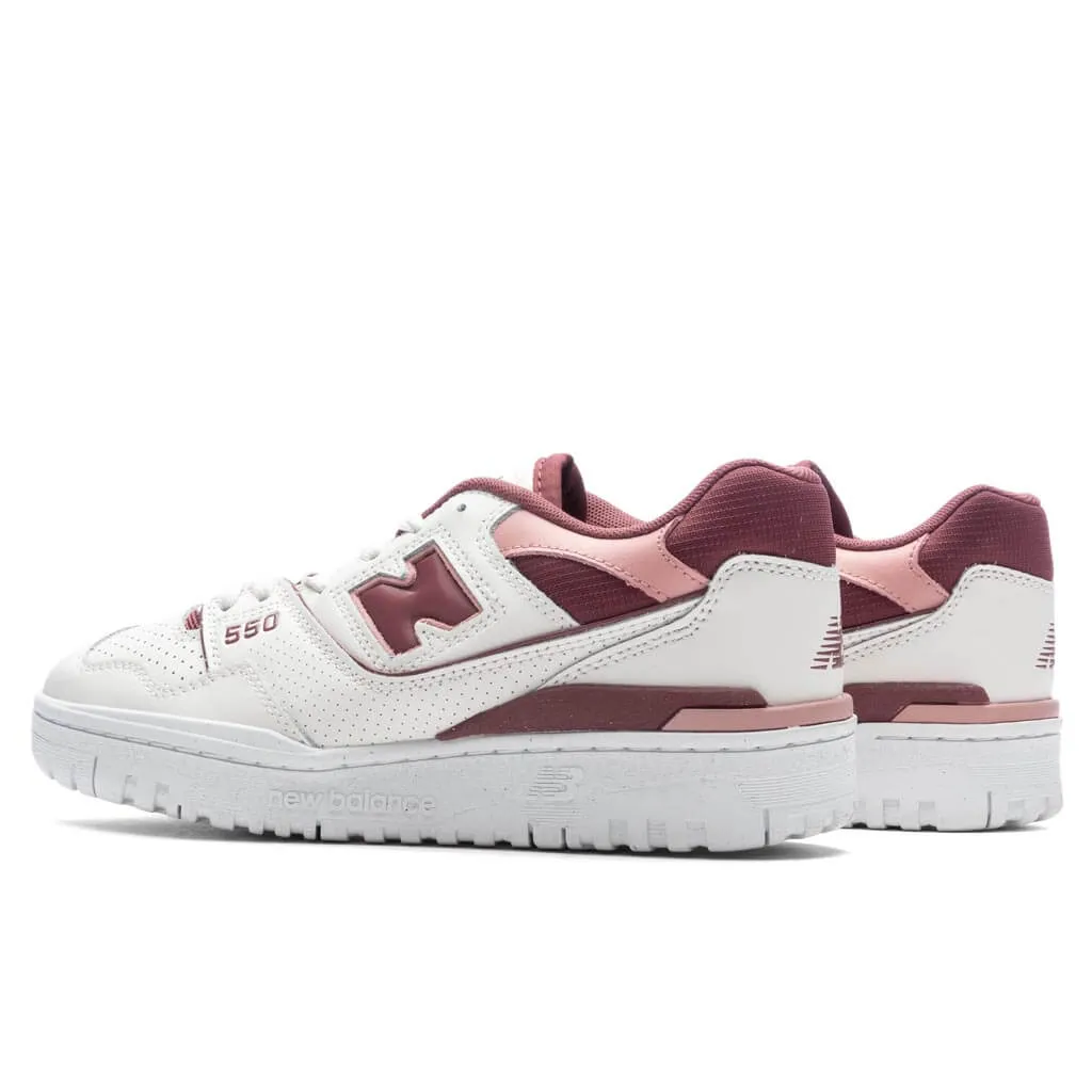 Women's 550 Washed Burgundy - Sea Salt