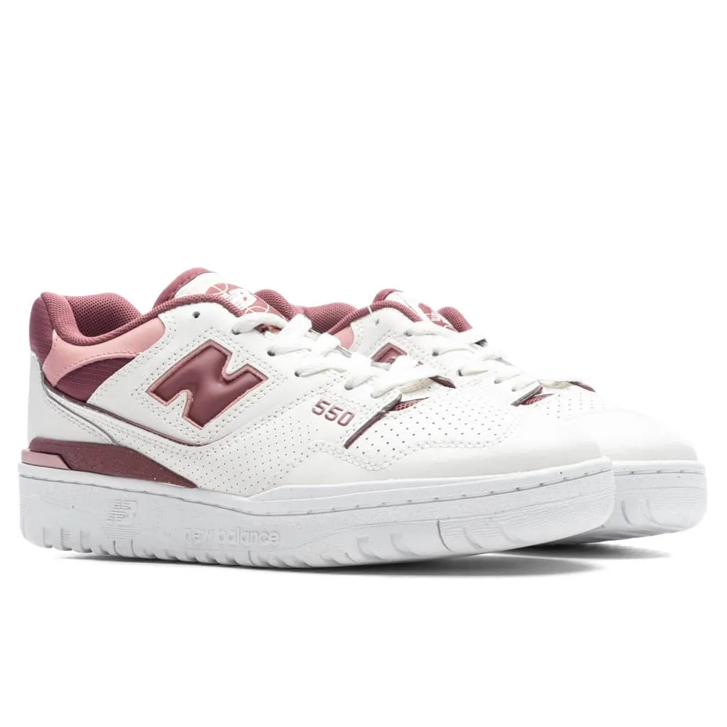 Women's 550 Washed Burgundy - Sea Salt