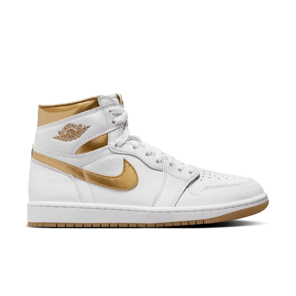 Women's Air Jordan 1 Retro High OG White Gold