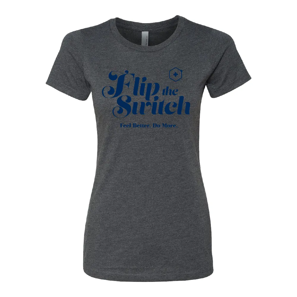 Women's FTS Fancy Text Navy Tee