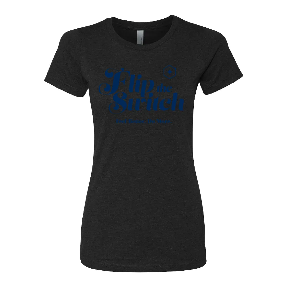 Women's FTS Fancy Text Navy Tee