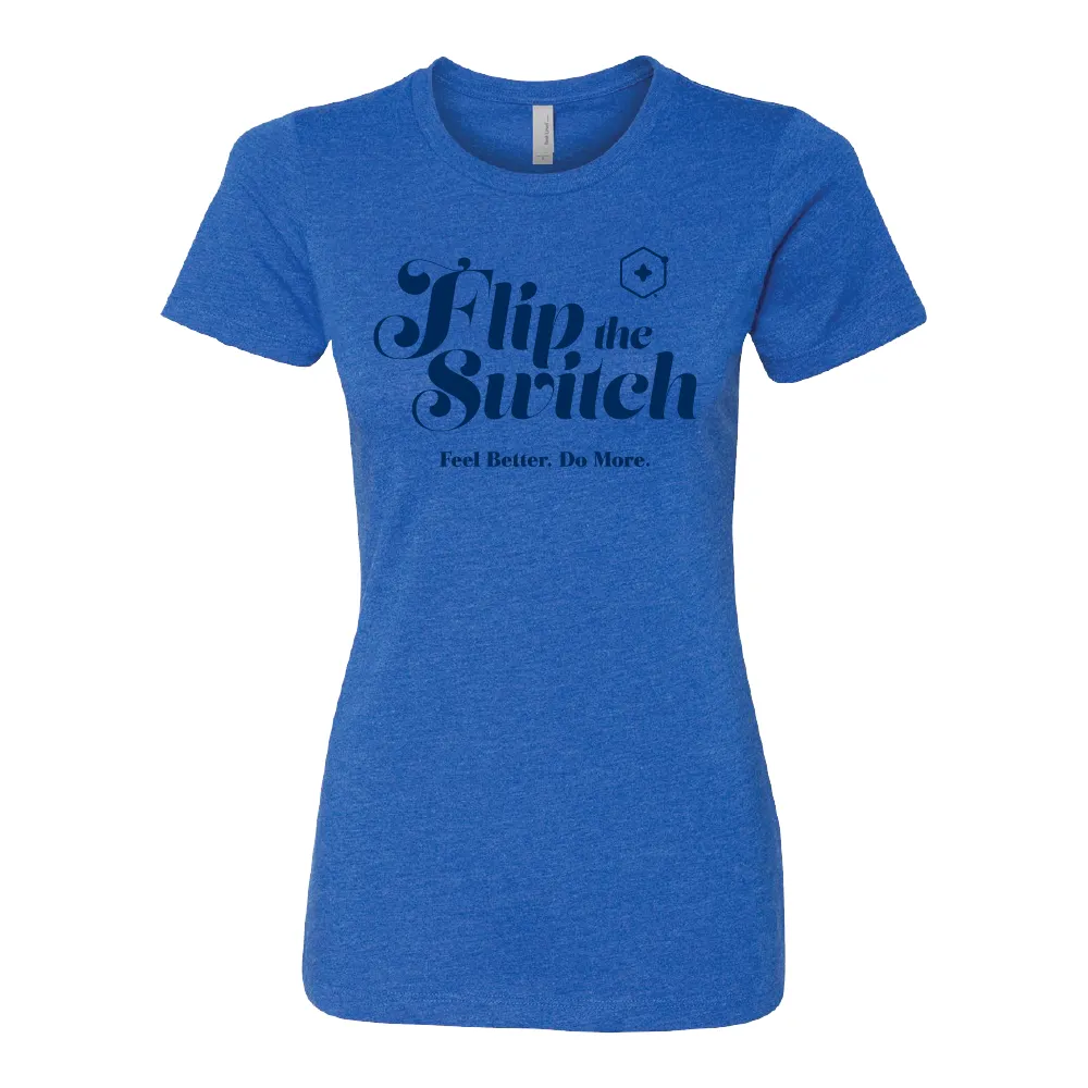 Women's FTS Fancy Text Navy Tee