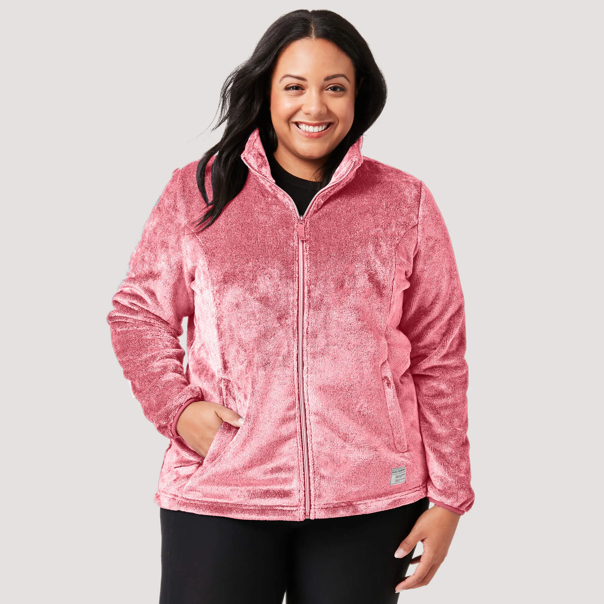 Women's Plus Size Outbound Heather Butter Pile® Fleece Jacket