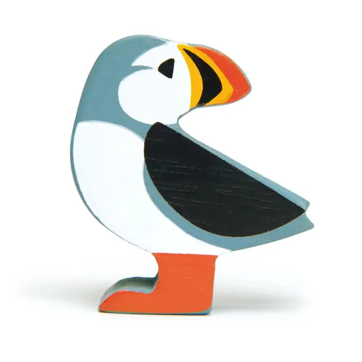 Wooden Coastal Animal - Puffin