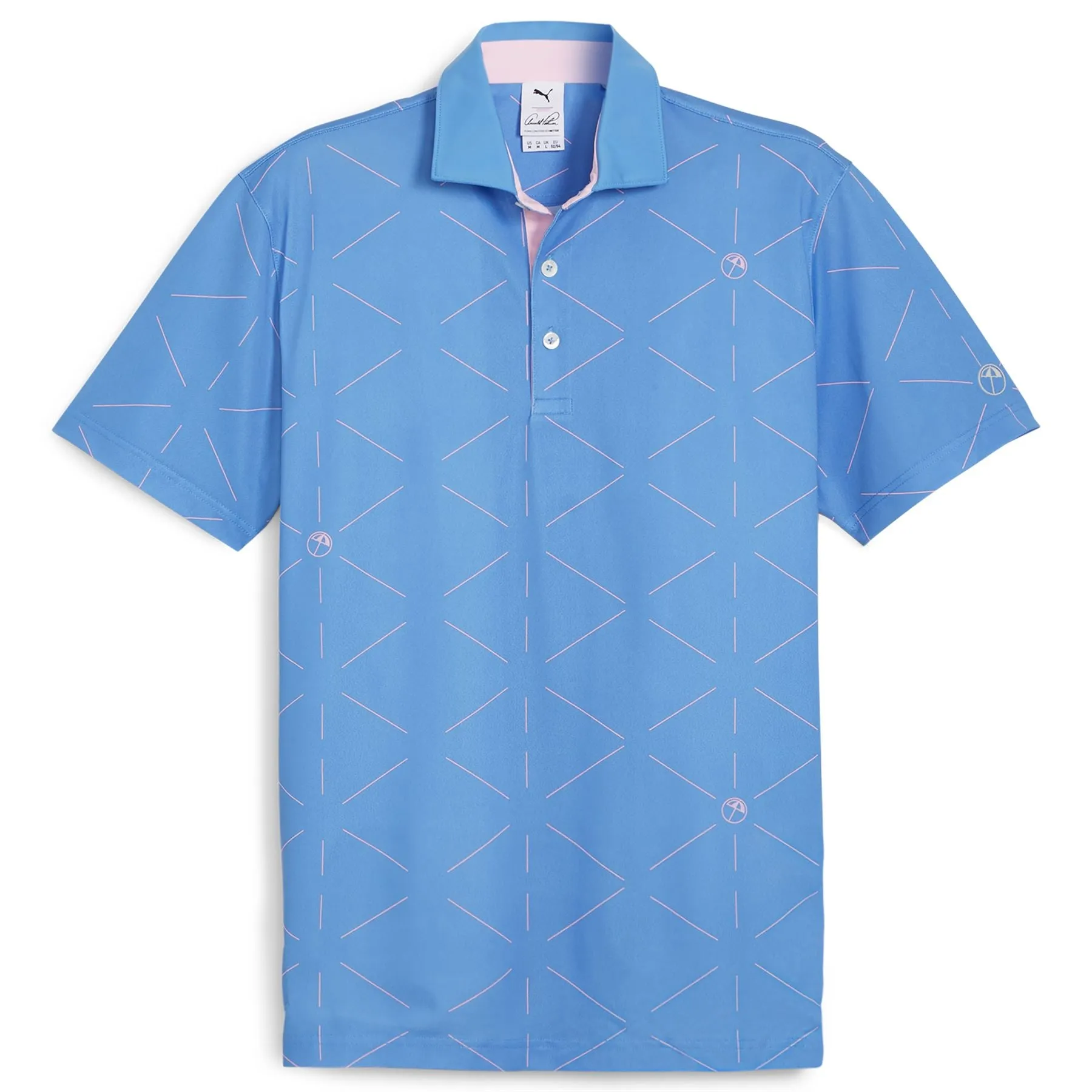 x AP Geo Print Polo Blue Skies - SS24