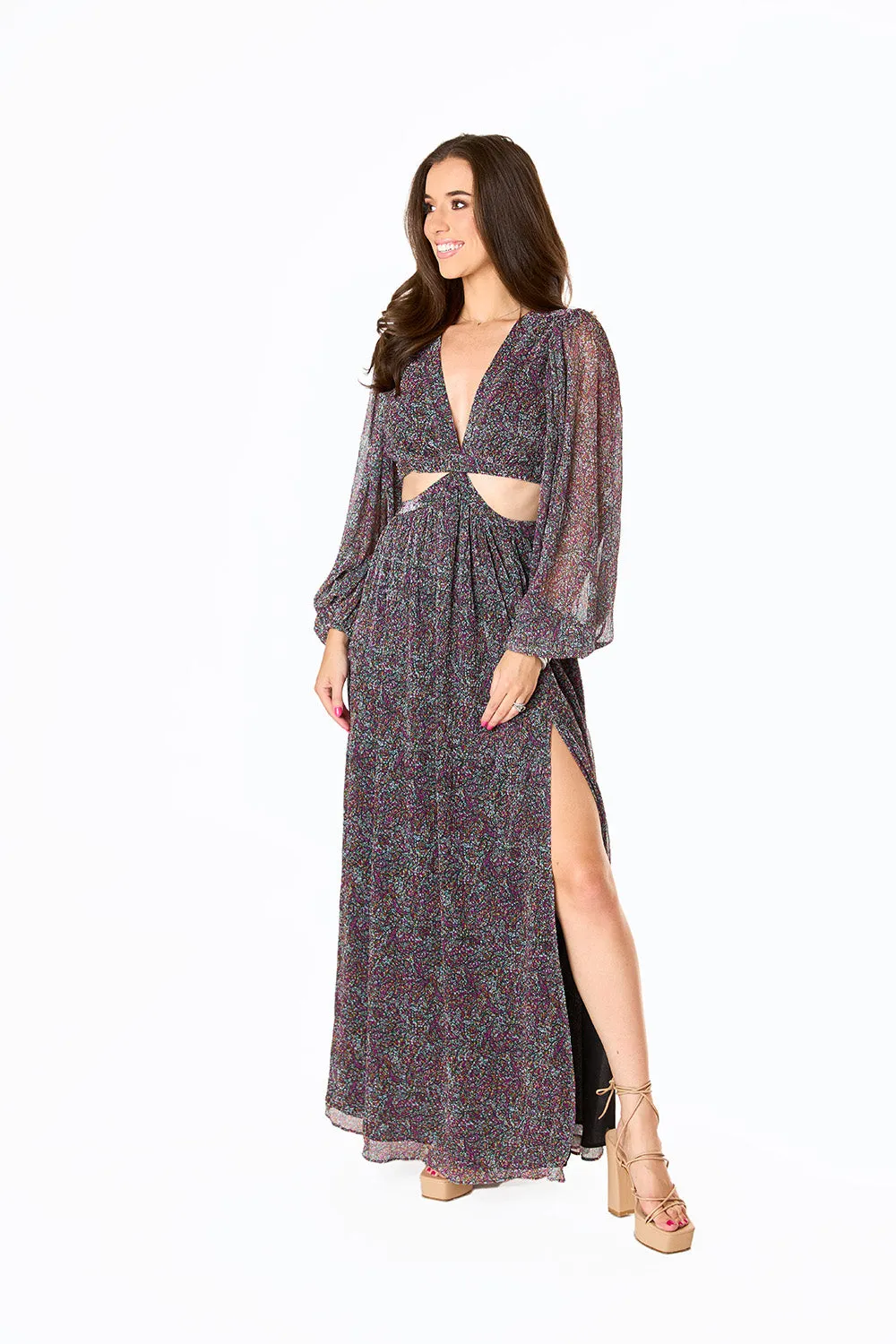 Yvonne Long Sleeve Maxi Dress - Ozark